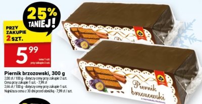 Piernik brzozowski, 300 g promocja w Twój Market