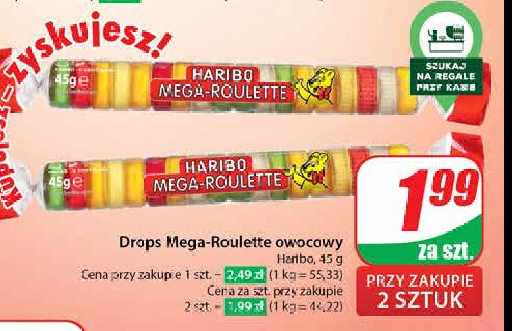 Żelki owocowe Haribo promocja