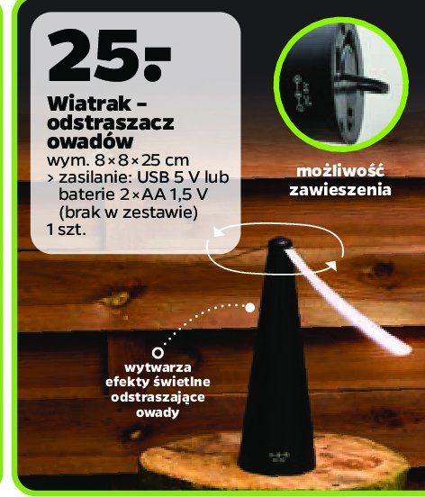 Odstraszacz owad贸w wiatrak promocja