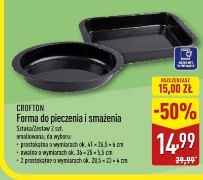 Forma do pieczenia i smażenia promocja w Aldi