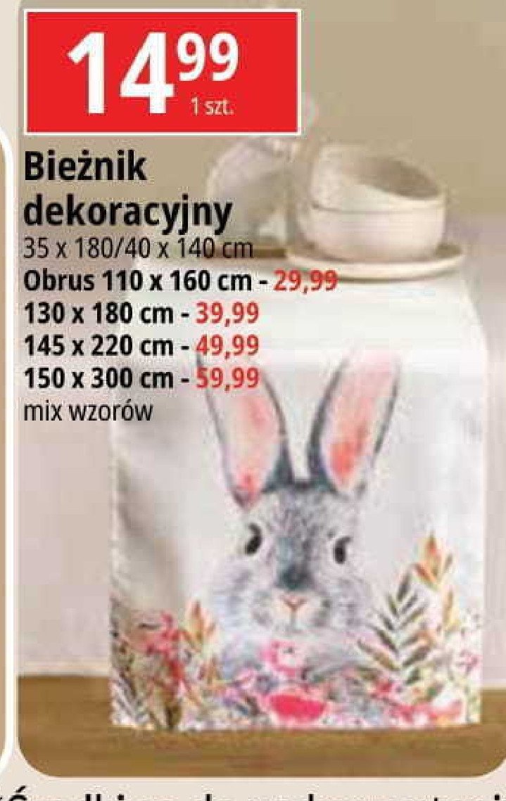 Obrus 145 x 220 cm promocja