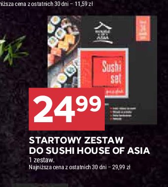 Zestaw do sushi House of asia promocja