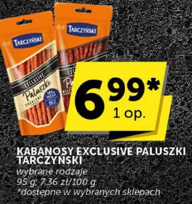 Kabanosy Exclusive paluszki tarczyński promocja w ABC