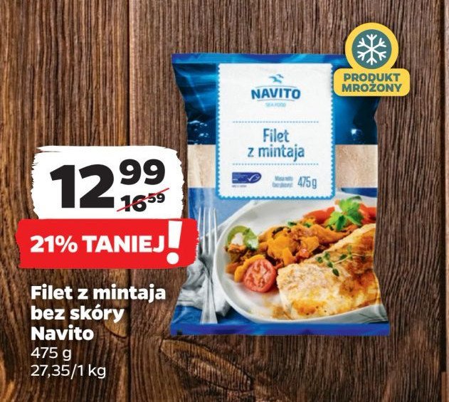 Filet z mintaja Navito promocja