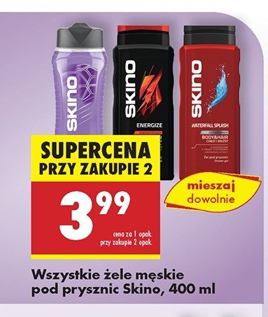 Żel pod prysznic waterfall splash Skino promocja w Biedronka