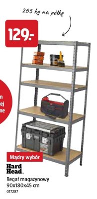 Regał magazynowy Hard Head 90x180x45 cm promocja w Jula
