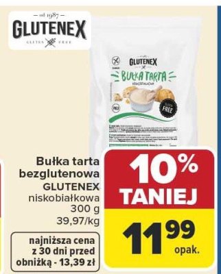 Bułka tarta bezglutenowa GLUTENEX niskokaloryczna promocja w Carrefour Market