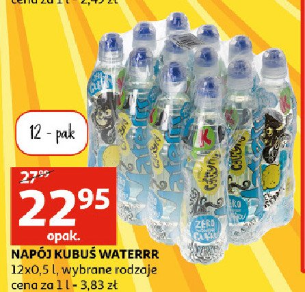 Woda cytrynowa Kubuś waterrr promocje
