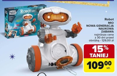 Robot MIO NOWA GENERACJA NAUKOWA ZABAWA promocja w Carrefour Market