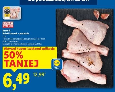 Kurczak rzeźnik Polski kurczak - podudzia promocja w Lidl