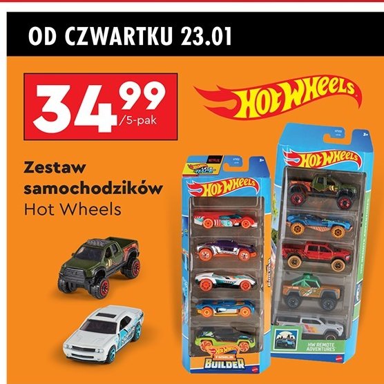 Samochodziki Hot wheels promocja w Biedronka