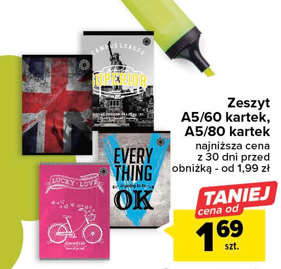 Zeszyt a5/80 k. kratka Ziemia obiecana promocja
