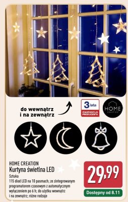 Kurtyna świetlna LED  promocja w Aldi