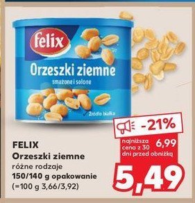 Orzeszki ziemne solone Felix promocja