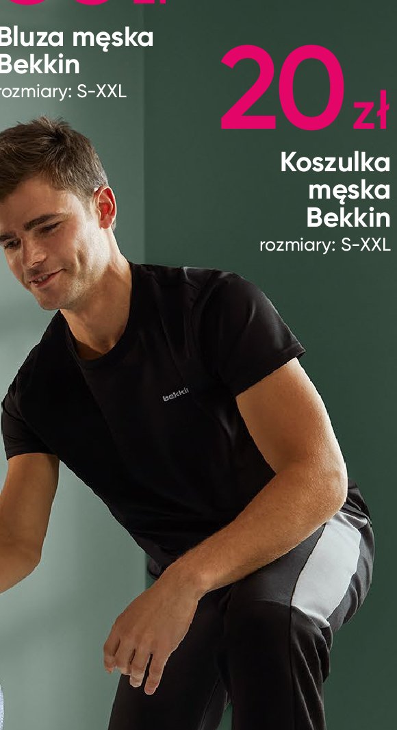 Koszulka męska rozm. s-xxl Bekkin promocja w Pepco