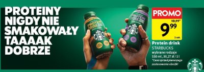 Napój proteinowy Starbucks promocja w Intermarche