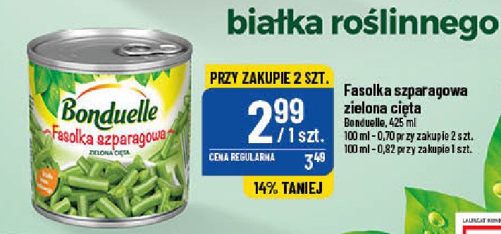 Fasolka szparagowa zielona cała Bonduelle promocja