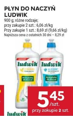 Płyn do naczyń LUDWIK 900 g, różne rodzaje promocja w Stokrotka