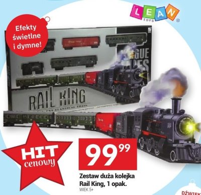 Zestaw duża kolejka Rail King, 1 opak. promocja w Twój Market