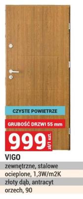 Drzwi VIGO zewnętrzne, stalowe promocja w Merkury Market