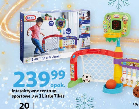 Centrum sportowe 3w1 Little tikes promocja w Auchan