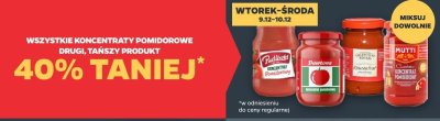 Koncentrat pomidorowy wszystkie rodzaje promocja w Netto