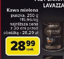Kawa - puszka Lavazza espresso italiano promocja