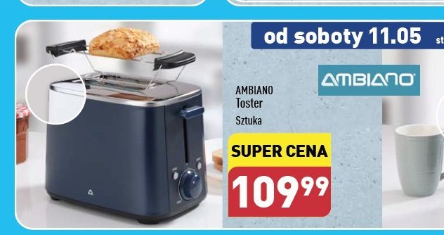 Toster 1000 w AMBIANO promocja