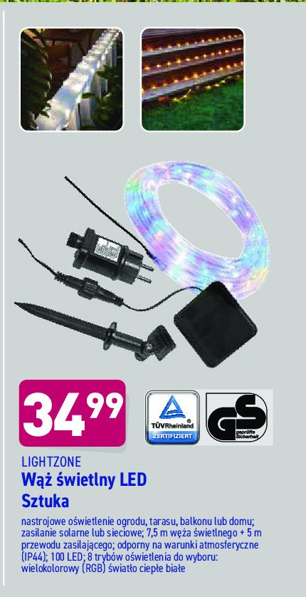 Wąż świetlny led 5 m promocja