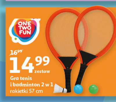Zestaw do gry mini rakieta tenisowa One two fun promocja
