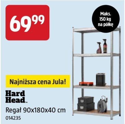 Regał Hard Head 90x180x40 cm promocja w Jula