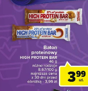 Baton proteinowy karmelowo-nugatowy Activlab promocja