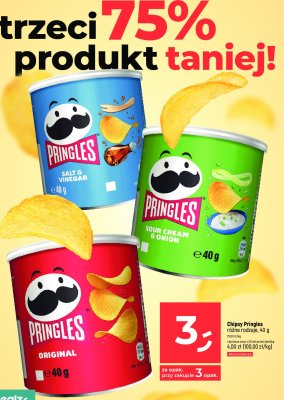 Chipsy śmietankowo-cebulowe Pringles promocja