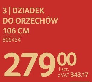 Dziadek do orzechów 106 cm promocja w Selgros