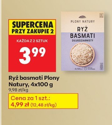 Ryż basmati  4x100 g promocja w Biedronka