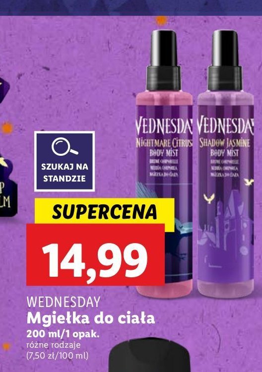 Mgiełka do ciała wednesday nightmare citrus promocja