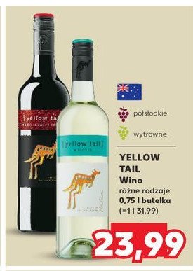 Wino białe YELLOW TAIL promocja