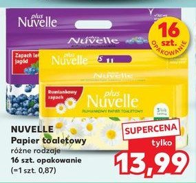 Papier toaletowy rumiankowy Nuvelle plus promocja w Kaufland
