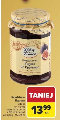Konfitura figowa Reflets de France promocja w Carrefour