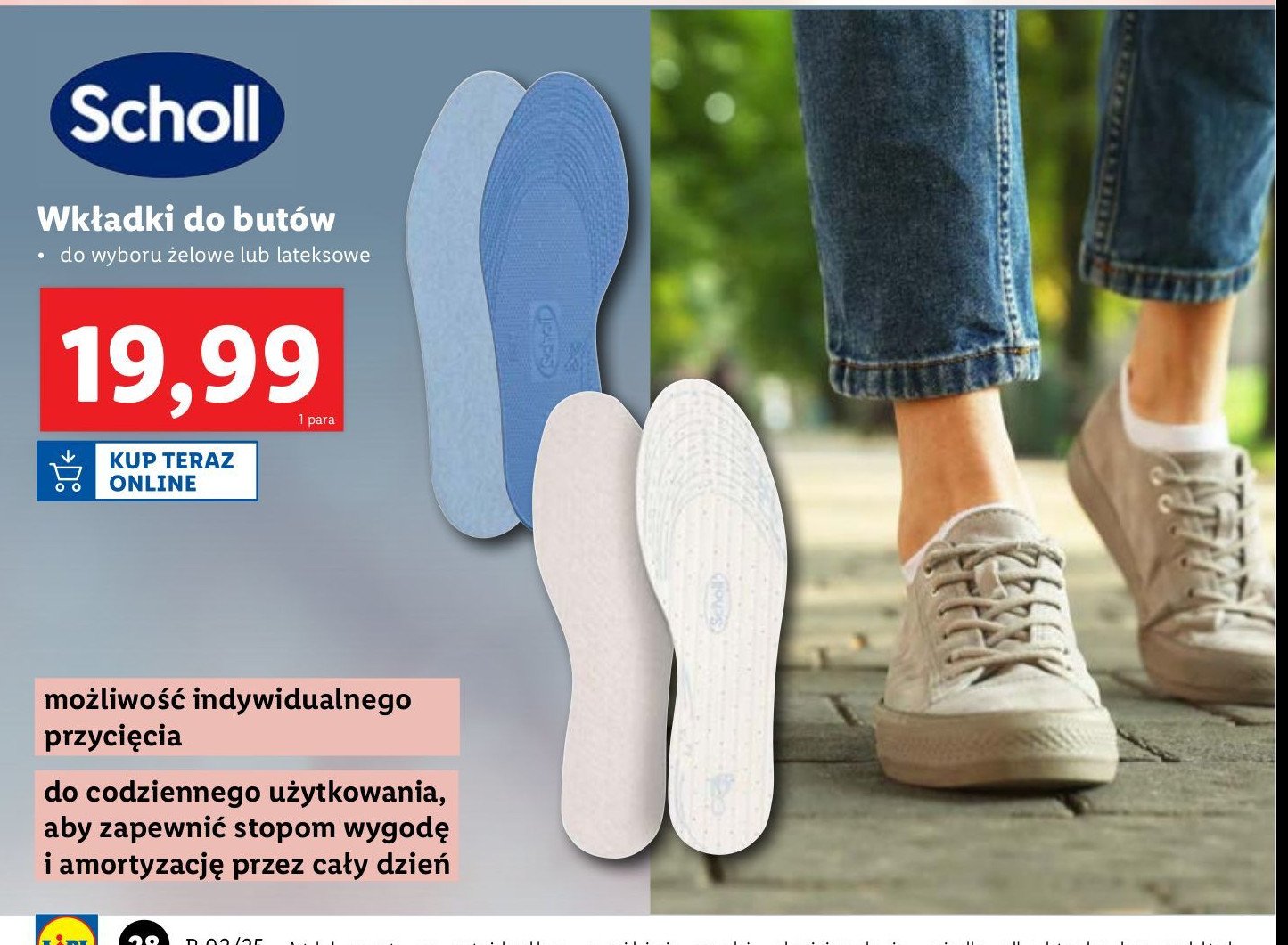 Wkładki do butów żelowe Scholl gel activ promocja