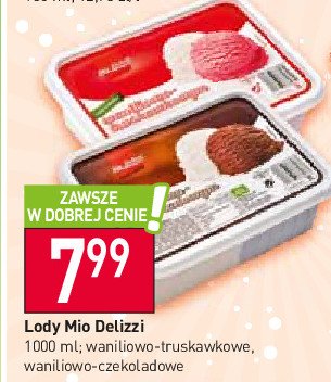 Lody waniliowo-czekoladowe Mio delizzi promocja