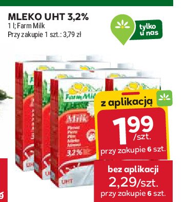 Mleko 3.2% Farm milk promocja