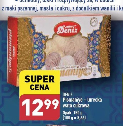 Wata cukrowa pismaniye Deniz promocja