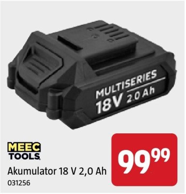 Akumulator MEEC TOOLS 18 V 2,0 Ah promocja w Jula