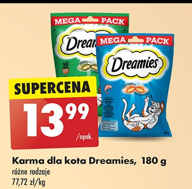 Przysmak dla kota z kocimiętką Dreamies promocja