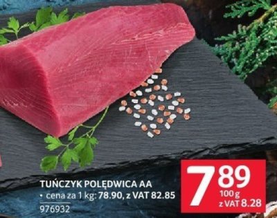 Tuńczyk polędwica AA promocja w Selgros