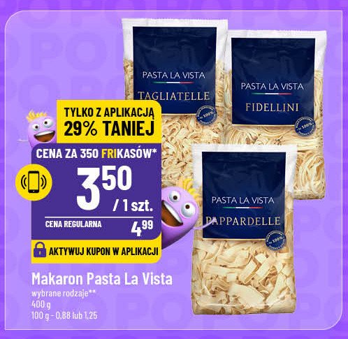 Makaron pappardelle Pasta la vista promocja