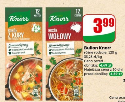 Bulion różne rodzaje promocja w Dino