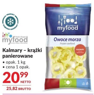 Kalmary krążki panierowane myfood promocja w Makro