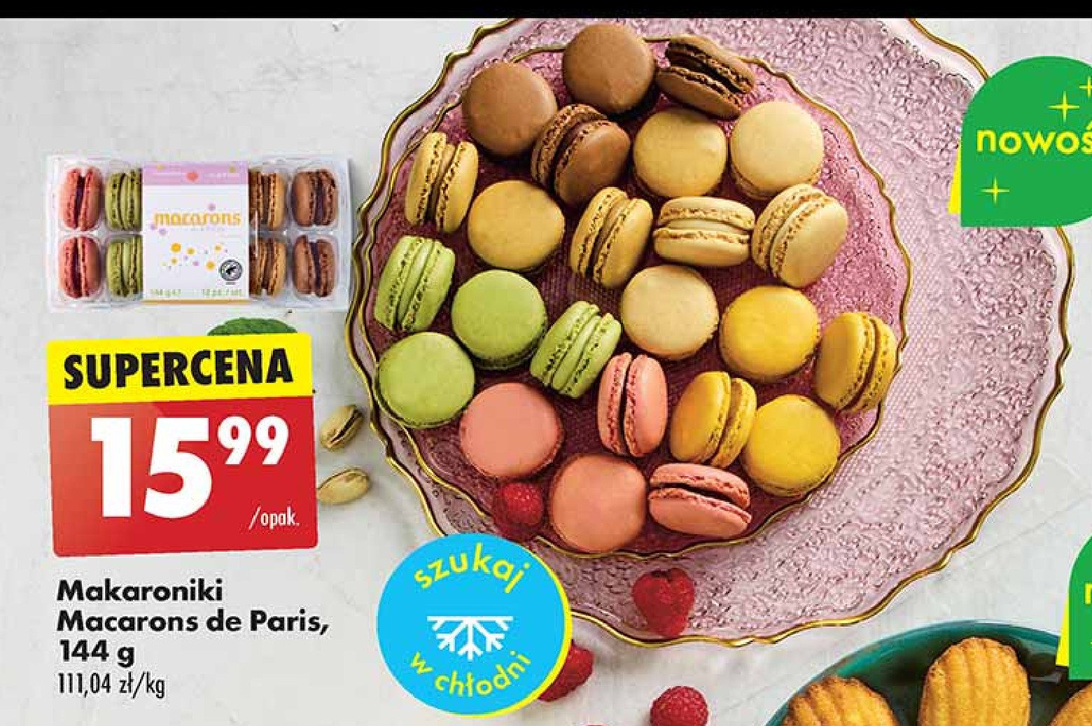 Makaroniki Macarons de paris promocja